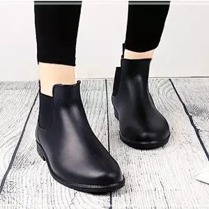 여성 장마철 첼시부츠 로퍼 장화 워커 여자부츠 브라운 JWCE5137