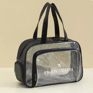 UBA 수영장 물놀이 투명 방수 비치 백 아쿠아 슬리퍼 가방