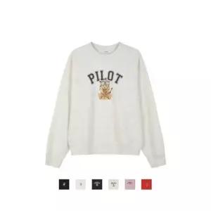 매장정품 POLHAM 폴햄 여성 코숏 소프트테리 그래픽 맨투맨 티셔츠 PHF4TR2210 1073240