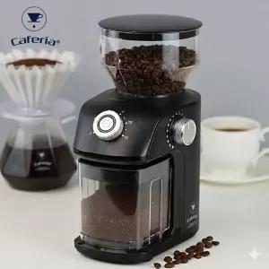 카페리아 니켈 스틸 플랫 버 전동 자동 커피 그라인더 (CME3) 커피밀/커피분쇄기/원두분쇄기/전동그라인더/