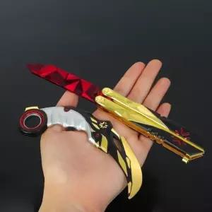  Valorant 카람빗 발리송 당근나이프 버터플라이나이프 굿즈 액세서리 키링