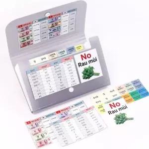 베트남 여행 동지갑 만들기 미니 포켓 파일 화일 페소 베트남출장준비 필리핀페소지갑