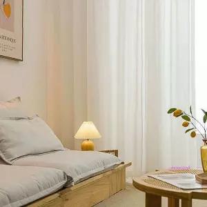 나비주름쉬폰커튼 길이조절 차르르 카페 거실커튼efg920