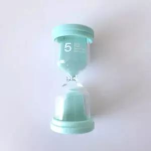 5분 모래시계 파스텔 민트