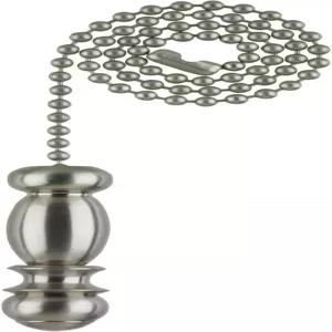 웨스팅하우스 7710300 펜던트 풀 체인 브러시드 니켈 화이트