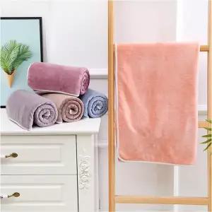 다온나들  타올 욕실 차박 무릎담요 휴대용 타월 캠핑 차량 목욕타월 극세사