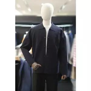 [갤러리아] 지이크(SIEG) S/S 네이비 솔리드 카라 니트 레귤러핏 가디건 PIUCA8001