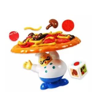 어린이 흔들흔들 피자토핑 주사위 쌓기 장난감 가족
