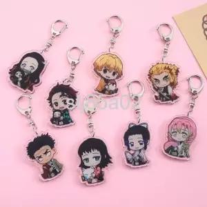  귀멸의칼날굿즈 귀멸의칼날키링 캐릭터 네즈코 탄지로 아크릴