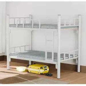 어른2층침대 프레임 게스트하우스 90cmx2m 벙커침대 기숙사 철+원목 원룸