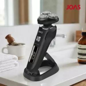 조아스 면도기 생활방수 3중날 LED 코털제거기 구레나루 거치대포함 JR-5530 /NSM