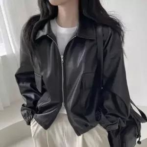 [SBD] 레이디스 스탠다드 양방향 레더소재라이더자켓