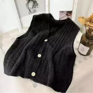 [SBD] 브이넥 니트 여성패딩조끼 베스트 남자패딩조끼 포멀 3버튼 여자패딩조끼
