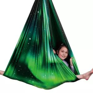 어린이 치유센터 애벌레자세 놀이 천장고정 플라잉해먹/ 키즈짐 심리운동 공중회전