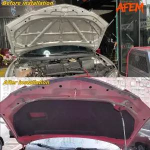 호환  마쯔다 3 악셀라 BK 스포츠 20042008 2005 2006 후드 엔진 방음재 패드 방음 커버 열 차단 매트