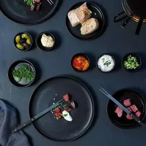 아사셀렉션 명품 플레이트 원형 접시 스테이크 식판