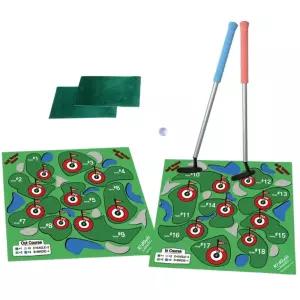 어린이 정적인 몰입경험 실내골프 타겟게임용 퍼터 풀세트/ 홈플레이 그룹운동 아빠랑