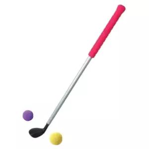 초등체육 집콕놀이 안전공 골프채 3번 스틱+공/ 심리운동 보육기관 실내스포츠