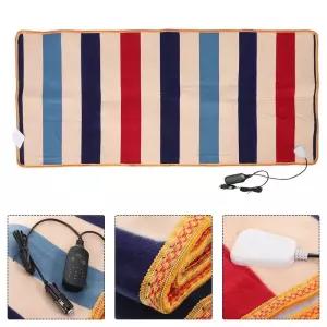 온열담요 보온 난방 전기 담요 온열 패드 매트 휴대용 가정 여행 차량용 히팅 12V 스마트 150x70cm