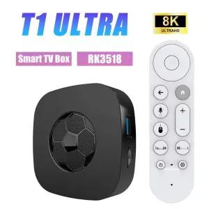 셋톱박스 TV 박스 Mortal RK3518 안드로이드 140 BT54 T1 울트라 8K 와이파이6 음성 리모컨 미디어 플레이