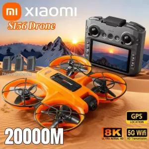 드론 샤오미 S156 VR 안경 8K WIFI GPS 위치 전문가용 HD 항공 RC 비행기 듀얼 카메라 쿼드콥터