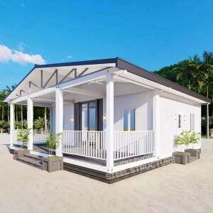 럭셔리 접이식 컨테이너 하우스(테라스 포함) - 이동식 모듈형 소형 주택(1~3베드룸) 맞춤형 조립식 주택