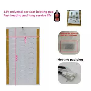 의자히터 엉뜨 카시트 히팅 패드 차량용 온열 시트 커버 합금 와이어 겨울 히터 매트 12V 2개