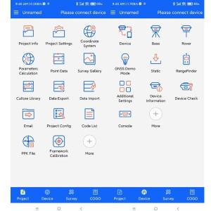 하이-서베이 소프트웨어 라이선스 하이-타겟 안드로이드 아이핸드55 아이핸드30 컨트롤러 영어 GNSS RTK G