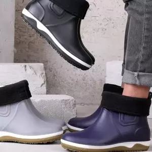 [RIZPICK]남성용 3색상 방수처리사이드밴드부츠 보온안감 장화부츠 유니크