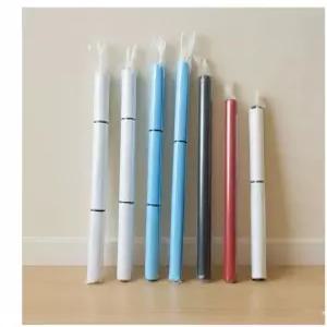 50팩 포스터 슬리브 4 x 40인치 투명 플랫 오픈 롱 플라스틱 2백만 장의 청사진 지도 인쇄 및 배너 보관