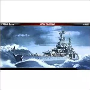 프라모델 아카데미과학 미해군 순양함 인디애나 전함