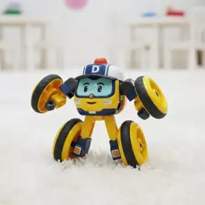 로보카폴리 변신로봇 4인치 로보트 캐릭터 장난감 모형 자동차 역할놀이 피규어