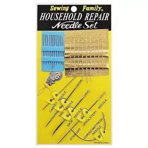 수선 바늘 제봉 커브바늘 26P세트 홈질 수예 돗바늘