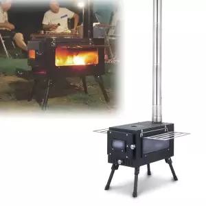 휴대용 캠핑 화목난로 이동식 소형 야외 우드스토브 캠핑장작난로