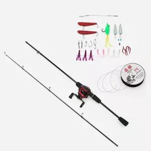 굿캐스팅 초보 루어낚시 풀세트 좌핸들 베이트릴 채비 WFJ64MP