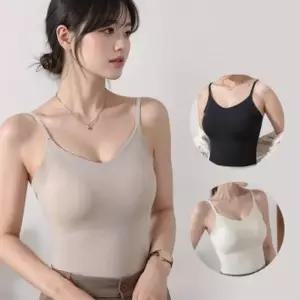여자 끈나시 브라탑 슬림핏 런닝 브라렛 나시 나일론