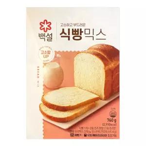 식빵믹스 760g 백설 3개