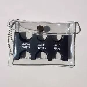 일본 동전 지갑 2종세트 엔화 홀더 여행용 PVC파우치