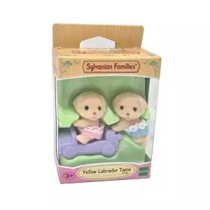 실바니안패밀리 리트리버 쌍둥이 라떼 아기 강아지 피겨 인형 세트