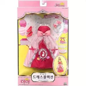 미미월드 미미인형 의상 세트 핑크 여아 장난감 코디 놀이 선물