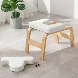 물구나무서기 원목 의자 요가체어 거꾸리 운동기구 홈트레이닝 오크 보조