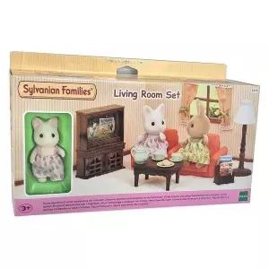 실바니안패밀리 플로럴 캣 걸 거실 가구 포함 인형 세트 여아 생일