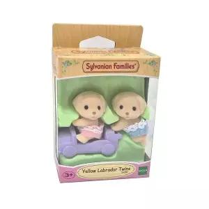 실바니안패밀리 리트리버 쌍둥이 라떼 아기 강아지 피겨 인형 세트