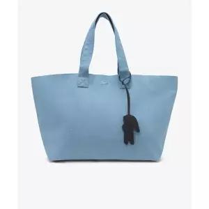 라코스테 여성 썸머팩 XL 탑지퍼 코튼 토트백 FB862119