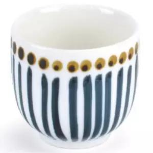 [콩심팥심]업소용 블루 패턴 감성 도자기 물컵 블루물컵 예쁜머그컵 커피잔