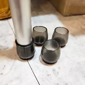 [콩심팥심]사각 원형 의자 발캡 의자 다리 커버 4개 한세트