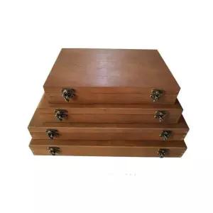 영정사진 보관 나무상자 잠금케이스 사진 유품 추모