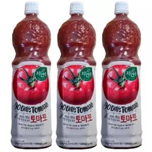 웅진 자연은 토마토주스 페트병 1.5L 3개