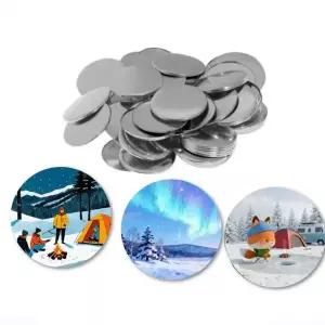 원형뱃지 58MM 금속 자석형 핀버튼 핀 100개입 재료 핀 만들기 버튼