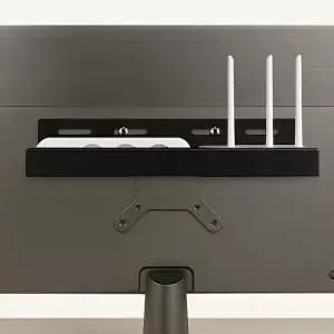 [장보리]무타공 베사홀 선반 TV 모니터 셋탑박스 멀티탭 선정리 거치대 브라켓 소형